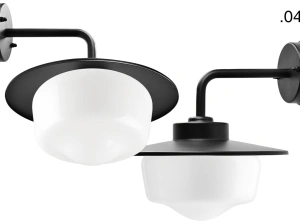 black wall light Eduardo - IP54