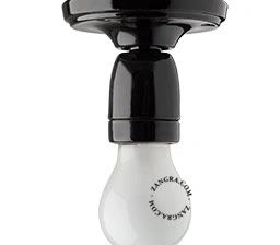 aplique o plafón Pura Porcelana negra