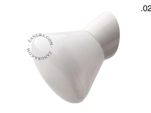 applique blanche - globe en verre - Ø 11 cm