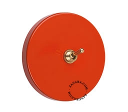 interruptor vermelho - interruptor de alavanca de latão bidirecional ou simples