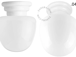 white porcelain Art Deco light Daniel