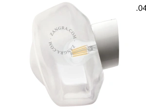 badeværelse væglampe i porcelæn med glasskærm – Ø 10cm - IP54