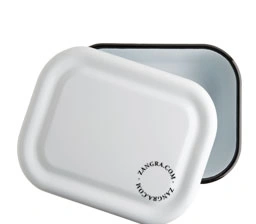 fuente de horno esmaltada 23 cm - blanco