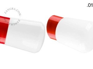Wandleuchte David aus rotem Porzellan - Ø 10 cm