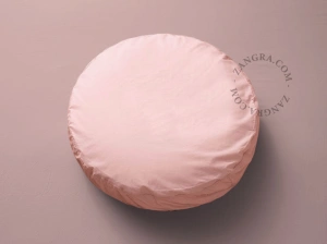 taie d'oreiller rose ronde
