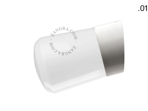 badeværelse væglampe i porcelæn med glasskærm – Ø 10cm - IP54