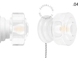 white porcelain Art Deco table or wall light