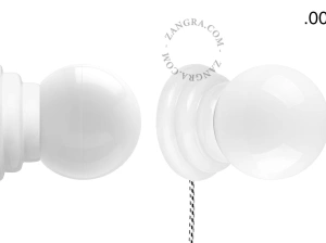white porcelain Art Deco table or wall light