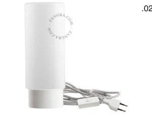 Tisch- oder Wandleuchte aus Porzellan - Glaskugel - Ø 10 cm