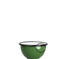 bol en émail vert - Ø 10 cm