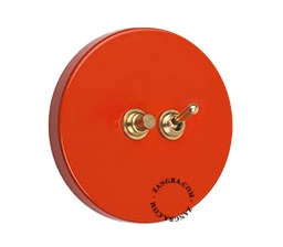 interruptor vermelho - interruptor e botão de pressão bidireccional ou simples em latão