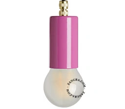 E27 pink lampeholder