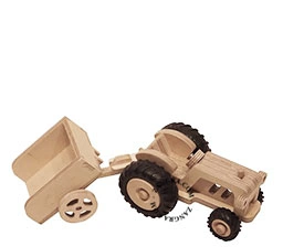 bouwpakket houten tractor