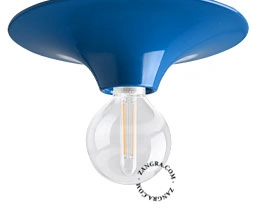 candeeiro de parede ou de teto azul - Ø 26 cm