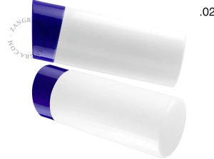 Wandleuchte David aus blauem Porzellan - Ø 10 cm