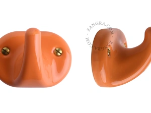 orangefarbener Porzellanhaken(colour-2021: orange)