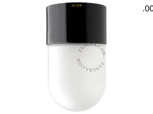lampa i svart porslin för badrum med glasskärm - Ø 8,5cm -  IP54