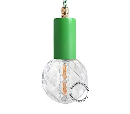 lampada a sospensione verde