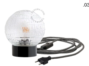 tafel- of wandlamp in porselein - Ø 10 cm