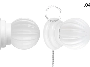 white porcelain Art Deco table or wall light