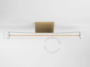 aplique o plafón dorado S14d - 30 cm