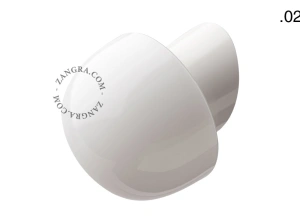 applique blanche - globe en verre - Ø 11 cm