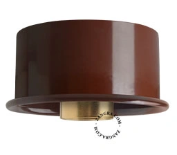brown wall or ceiling light - Ø 10 cm