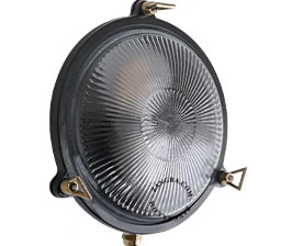 udendørs skotlampe i sort messing - Ø 20cm - IP64