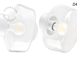 biała porcelanowa lampa ścienna David - Ø 10 cm