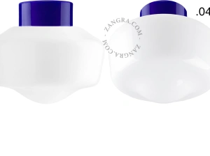 blue porcelain lamp David - Ø 10cm
