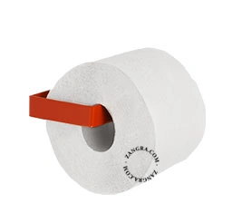 suporte papel higiênico Abel - vermelho
