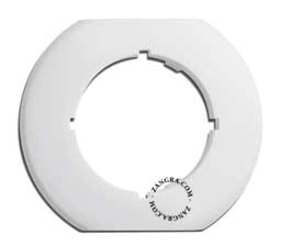 single cover bakelite white