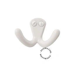 gancho duplo branco