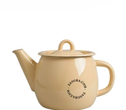 Teekanne aus Karamell-Emaille - 1l