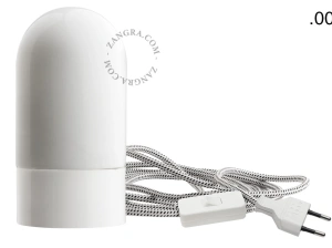 Tisch- oder Wandleuchte aus Porzellan - Glaskugel - Ø 10 cm