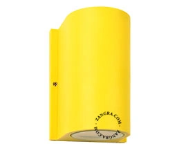 żółta lampa ścienna góra - dół Eline - IP44