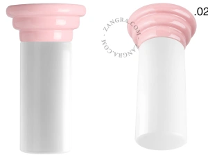 pink porcelain Art Deco light Daniel