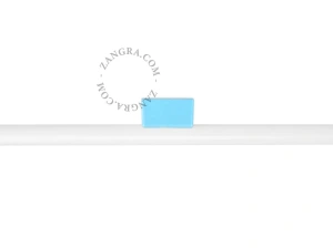 candeeiro S14d em porcelana azul claro - 50 cm