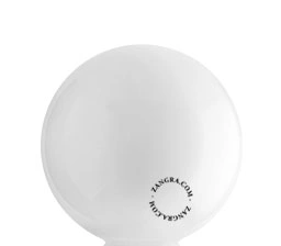 globo de vidro opalino