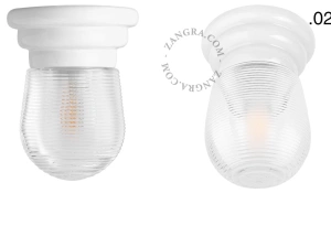 white porcelain Art Deco light Daniel