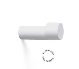 Messinghaken - weiß