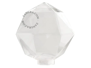 globe – 'quartz' clear glass