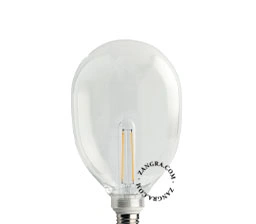 E27 dimbar filament LED ljuskälla - ballong - 2700K - 4W