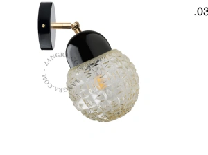 lampa porcelana ze szklanym kloszem