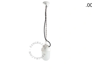 hanglamp van porselein en glas  - IP54