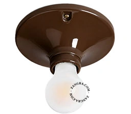brown porcelain lamp Dali