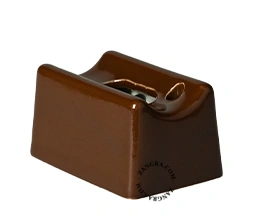 bruine s14d porseleinen lamphouder voor buislamp