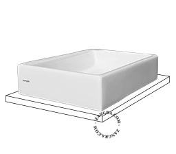 keramisk håndvask Dexter
