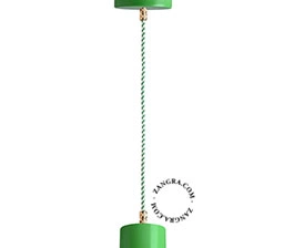 grøn pendellampe - Ø 8,5 cm