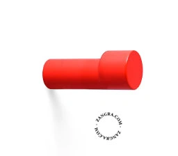 gancho de parede vermelho
